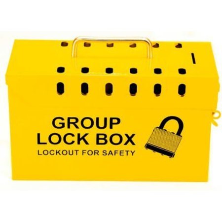 ZING ZING Yellow Group Lock Box,  7299Y-UN